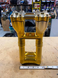 Billet Handlebar Risers Modular Clamp Harley Softail Touring Chopper 9" Custom