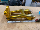 Billet Handlebar Risers Modular Clamp Harley Softail Touring Chopper 9" Custom