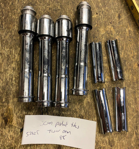 OEM CHROME ENGINE PUSHROD COVERS HARLEY DAVIDSON TWIN CAM MOTORS 1999-17 FACTORY