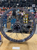 2.50x21 Twisted spoke Front Wheel Harley 00^ 3/4 axle Sportster Dyna Chrome fXD