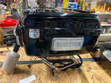 Mini Tour Pak Harley Police Bike Rack Black FLH Road King Glide Touring Lights!