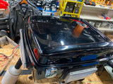 Mini Tour Pak Harley Police Bike Rack Black FLH Road King Glide Touring Lights!