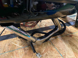 Mini Tour Pak Harley Police Bike Rack Black FLH Road King Glide Touring Lights!
