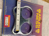 Ness T-Bar Mini Dual Bracket Gauge Mount Speedometer Tach Harley 1" Custom Chrom