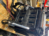 Mini Tour Pak Harley Police Bike Rack Black FLH Road King Glide Touring Lights!
