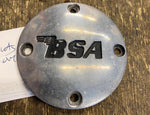 BSA A5 A65 lightning Thunderbolt 650 Motor Timing Inspection Cover 70-9126 Logo
