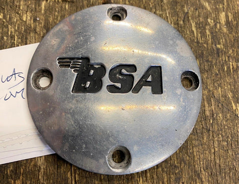 BSA A5 A65 lightning Thunderbolt 650 Motor Timing Inspection Cover 70-9126 Logo