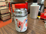Vintage 1950s Aladdin All-Star Sports Vinyl Thermos Bottle Football Baseball
