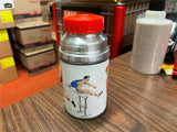 Vintage 1950s Aladdin All-Star Sports Vinyl Thermos Bottle Football Baseball