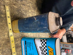 Vtg Hydraulic Brake Fluid Oil Gas Collector Tin Can Auto Truck US Rubber Co.