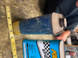Vtg Hydraulic Brake Fluid Oil Gas Collector Tin Can Auto Truck US Rubber Co.