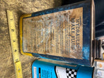 Vtg Hydraulic Brake Fluid Oil Gas Collector Tin Can Auto Truck US Rubber Co.