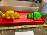Vtg The Hunting Dogs Action Game by Magic Like Hungry Hungry Hippos Toy 1980's
