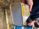 Vtg Hydraulic Brake Fluid Oil Gas Collector Tin Can Auto Truck US Rubber Co.