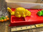 Vtg The Hunting Dogs Action Game by Magic Like Hungry Hungry Hippos Toy 1980's