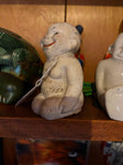 Antique 1900's Billiken Royal Jester Shriner Masonic Mascot Chalkware Fraternal!
