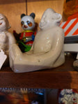 Antique 1909 Billiken Royal Jester Shriner Masonic Mascot Chalkware Fraternal!