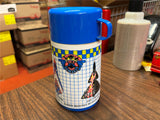 Vintage 1988 Made in USA Aladdin Ring Riders Plastic Thermos Jets And Airplanes