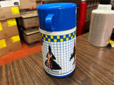 Vintage 1988 Made in USA Aladdin Ring Riders Plastic Thermos Jets And Airplanes