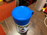 Vintage 1988 Made in USA Aladdin Ring Riders Plastic Thermos Jets And Airplanes