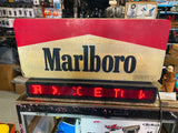 Vtg Light up Marlboro illuminated advertising sign Tobacco 28x17 Message Board!