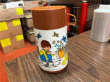 Vintage 1980s Made in USA Aladdin Holly Hobbie Brown Top Thermos