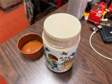 Vintage 1980s Made in USA Aladdin Holly Hobbie Brown Top Thermos