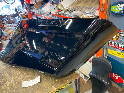 OEM Stretched Lower Saddlebag FActory Harley 14^ Vivid Black Street Road Glide R
