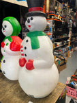 Vtg 1990 Blow mold Frostie Snowman Christmas decor 32" Union Prod Light up