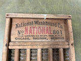 Vintage National Washboard Co. No. 801 Brass Washboard The Brass King Chicago