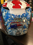 Elsinore™ Helmet - American Basstard - Blue - 2XL ICON REMOVABLE MASK MODULAR