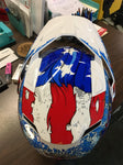 Elsinore™ Helmet - American Basstard - Blue - 2XL ICON REMOVABLE MASK MODULAR