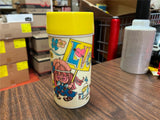 Vintage 1970s Made In USA Aladdin Safety Sealed No 114 Groovy Hippy Love Thermos