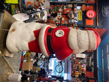 Vtg 1990 Blow mold Santa Reindeer Christmas decor 32" Empire Light up