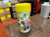 Vintage 1970s Made In USA Aladdin Safety Sealed No 114 Groovy Hippy Love Thermos