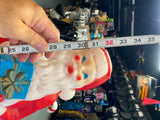 Vtg 1990 Blow mold Santa Reindeer Christmas decor 32" Empire Light up