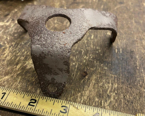 OEM HARLEY 45 FLATHEAD KNUCKLEHEAD SPRINGER HEADLIGHT MOUNT BRACKET EARLY PATINA