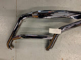 OEM FActory Heritage Softail Stock Exhaust Pipes Mufflers Bracket mount Evo 84-9