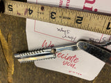Vtg straight razor Hair Shaper Trimmer Weck Folding 60's Shaving Barber Stylist