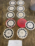 lot Vtg View-Master reels Peanuts Charlie Brown Snoopy Red Baron Vampire days!
