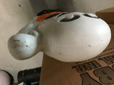 Vtg. Halloween Ghost Pumpkin  Black Cat waiving  Blow Mold - used  rare