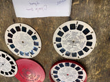 lot Vtg View-Master reels Peanuts Charlie Brown Snoopy Red Baron Vampire days!