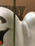 Vtg. Halloween Ghost Pumpkin  Black Cat waiving  Blow Mold - used  rare