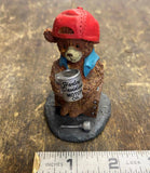 Vtg Harley  Little Cruisers "Daddy's Little Helper" Figurine Bear Christmas
