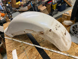 Custom Paint Rear Fender Harley Shovelhead FX Wide Glide Airbrush Chopper Superg