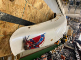 Custom Paint Rear Fender Harley Shovelhead FX Wide Glide Airbrush Chopper Superg