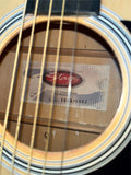 Stagg SW201N Dreadnought Acoustic 6 String Guitar Natural Wooden 1003/1002 Strap