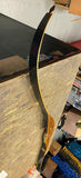 Vtg Black Hawk Short Hornet Recurve Bow 57.5" 55# Archery Hunting Collectible!