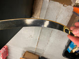 Vtg Black Hawk Short Hornet Recurve Bow 57.5" 55# Archery Hunting Collectible!