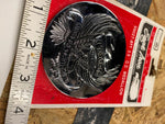 OEM Live to Ride Medallion Badge Emblem Harley Battery Sissybar Trim 3.5 Eagle!